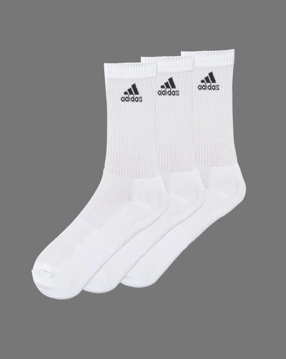 Adidas Originals 3 Pack Stripe Socks White/white/black