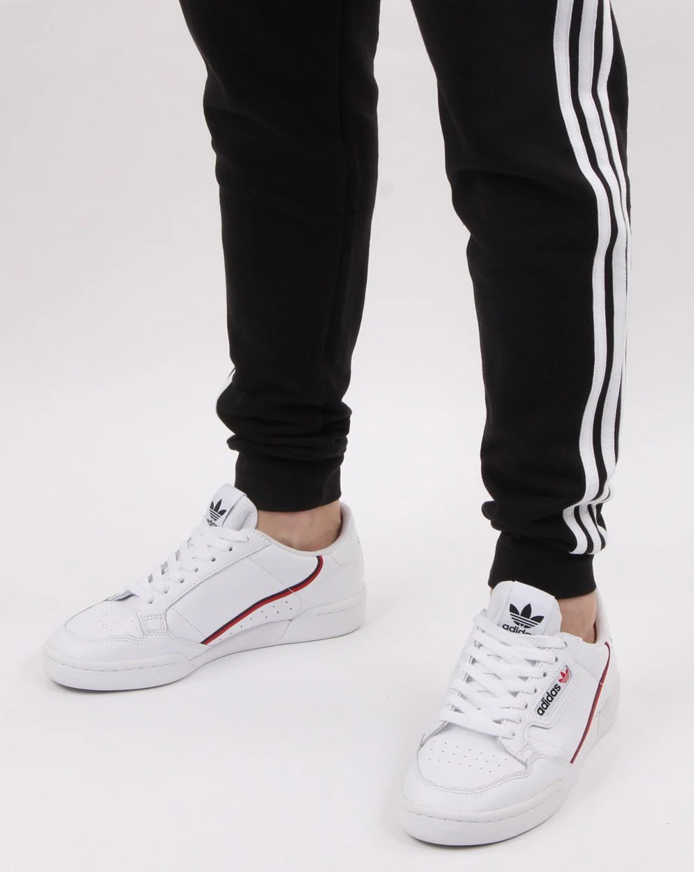 Adidas Originals 3 Stripe Joggers Black - Image 3