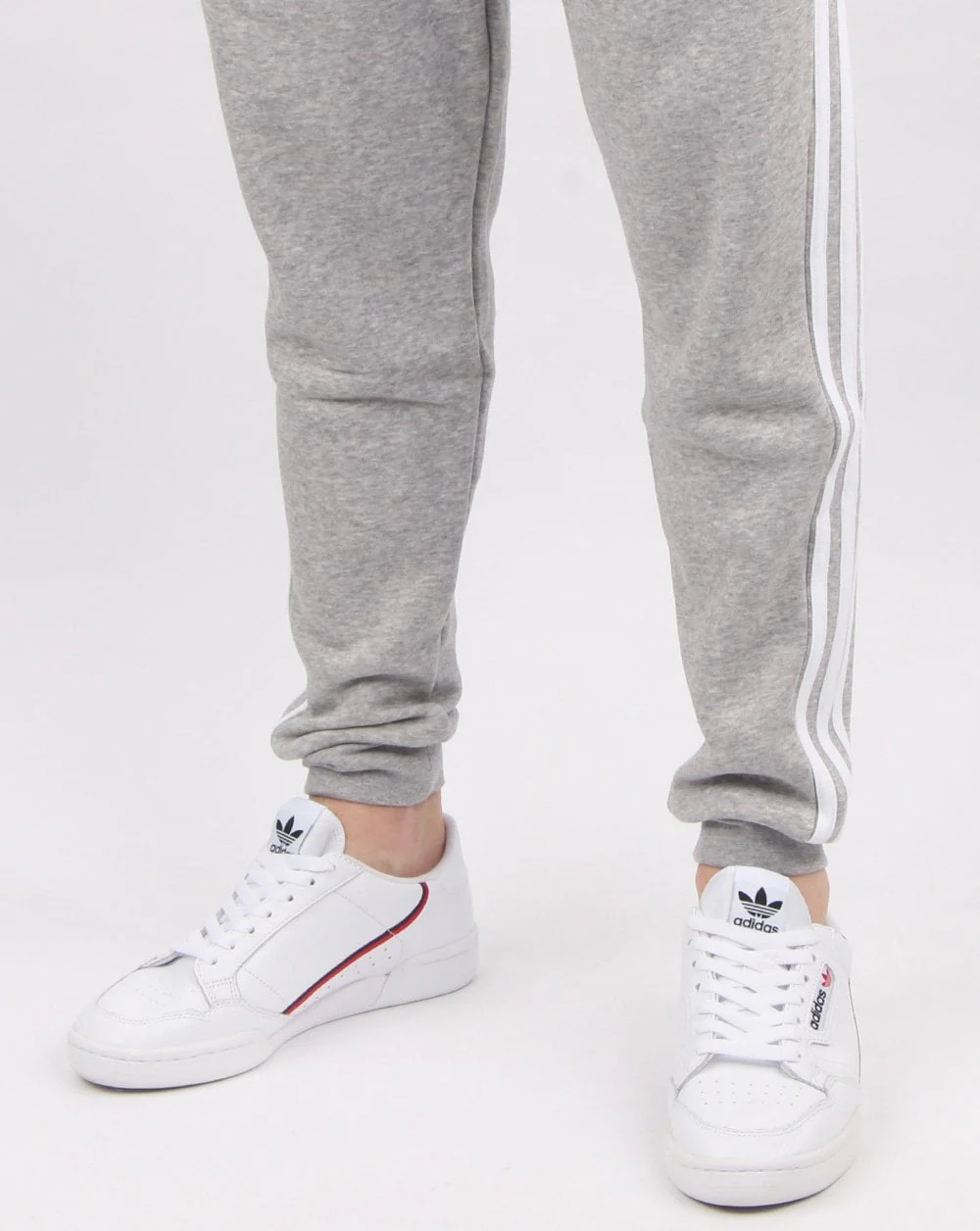 Adidas Originals 3 Stripe Joggers Grey - Image 3