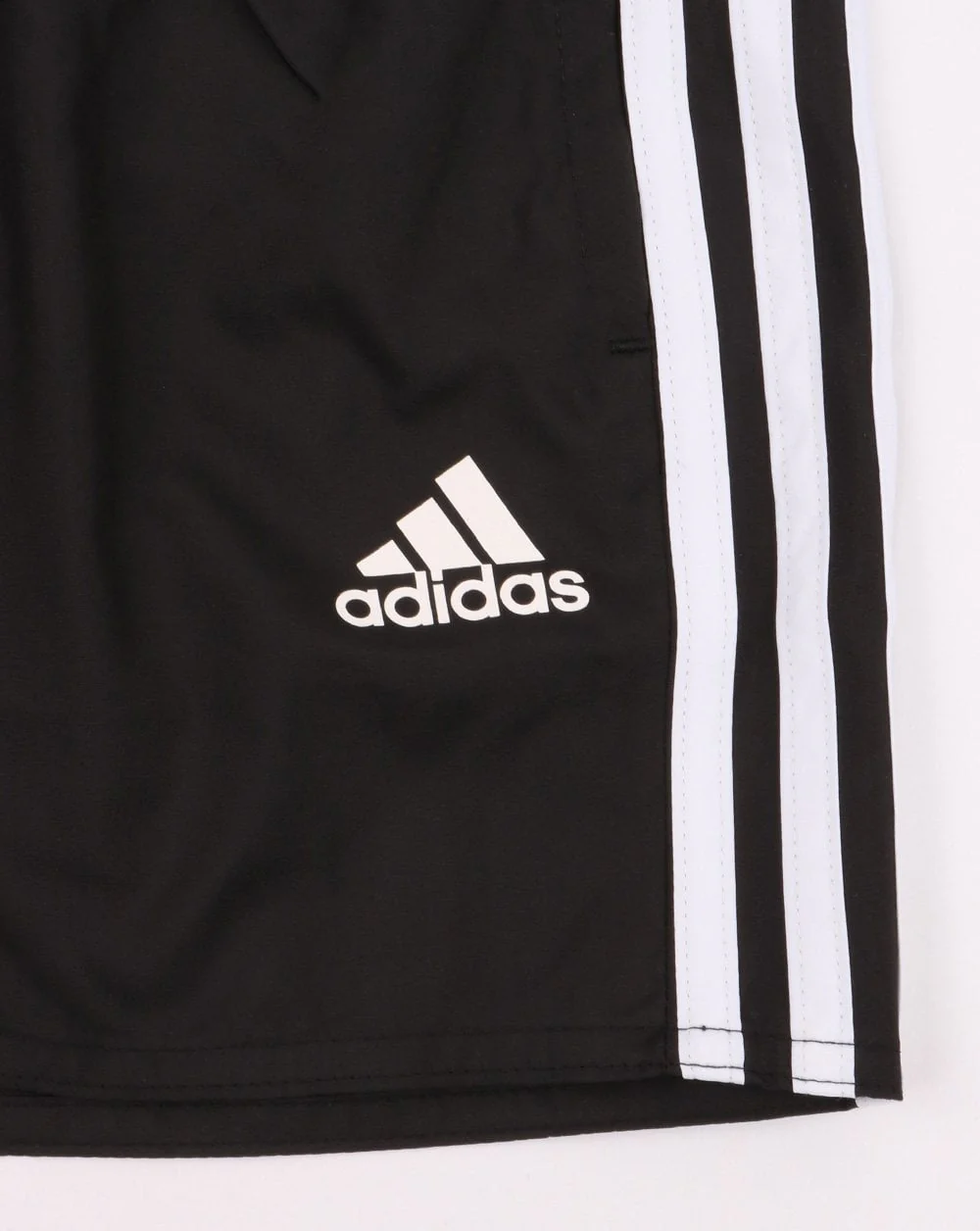 Adidas Originals 3 Stripe Swim Shorts Black - Image 2
