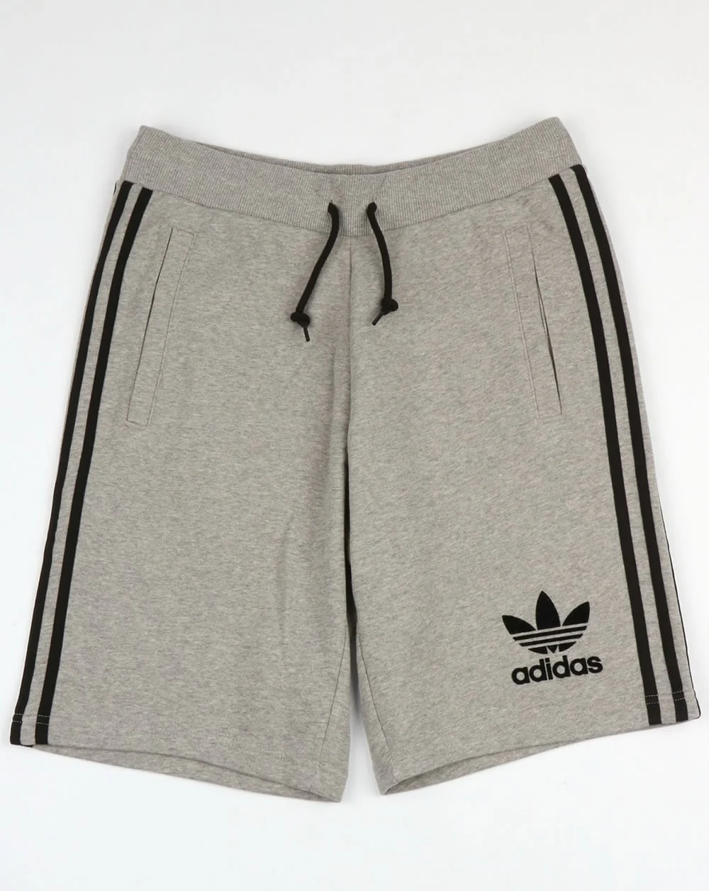 Adidas Originals 3 Striped Shorts Grey