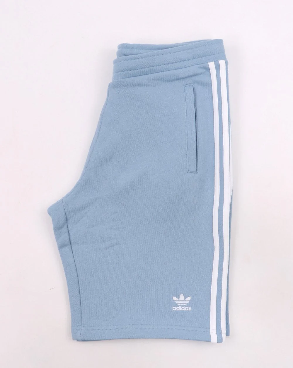 Adidas Originals 3 Stripes Shorts Sky - Image 2