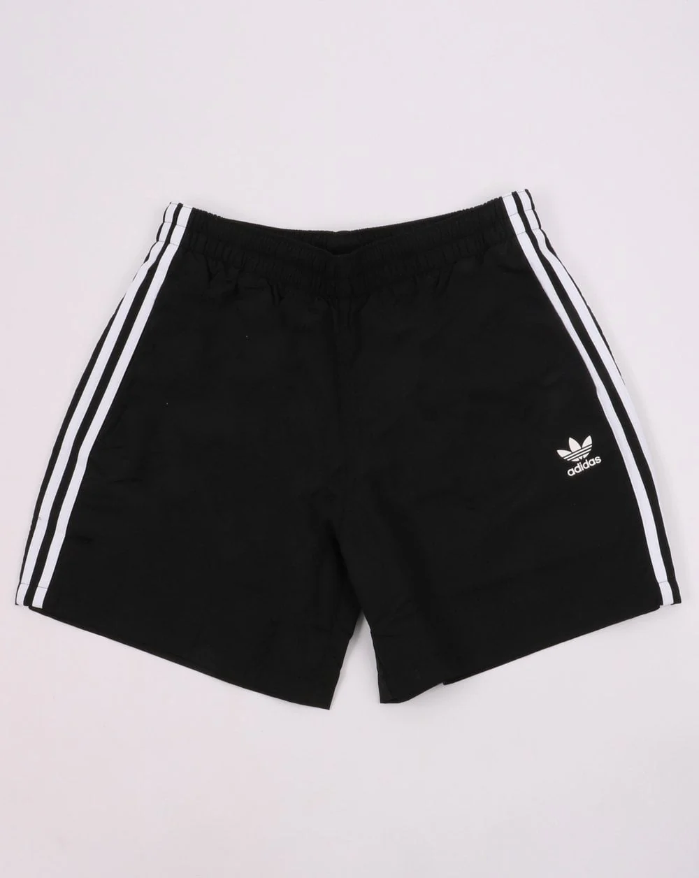 Adidas Originals 3 Stripes Swim Shorts Black