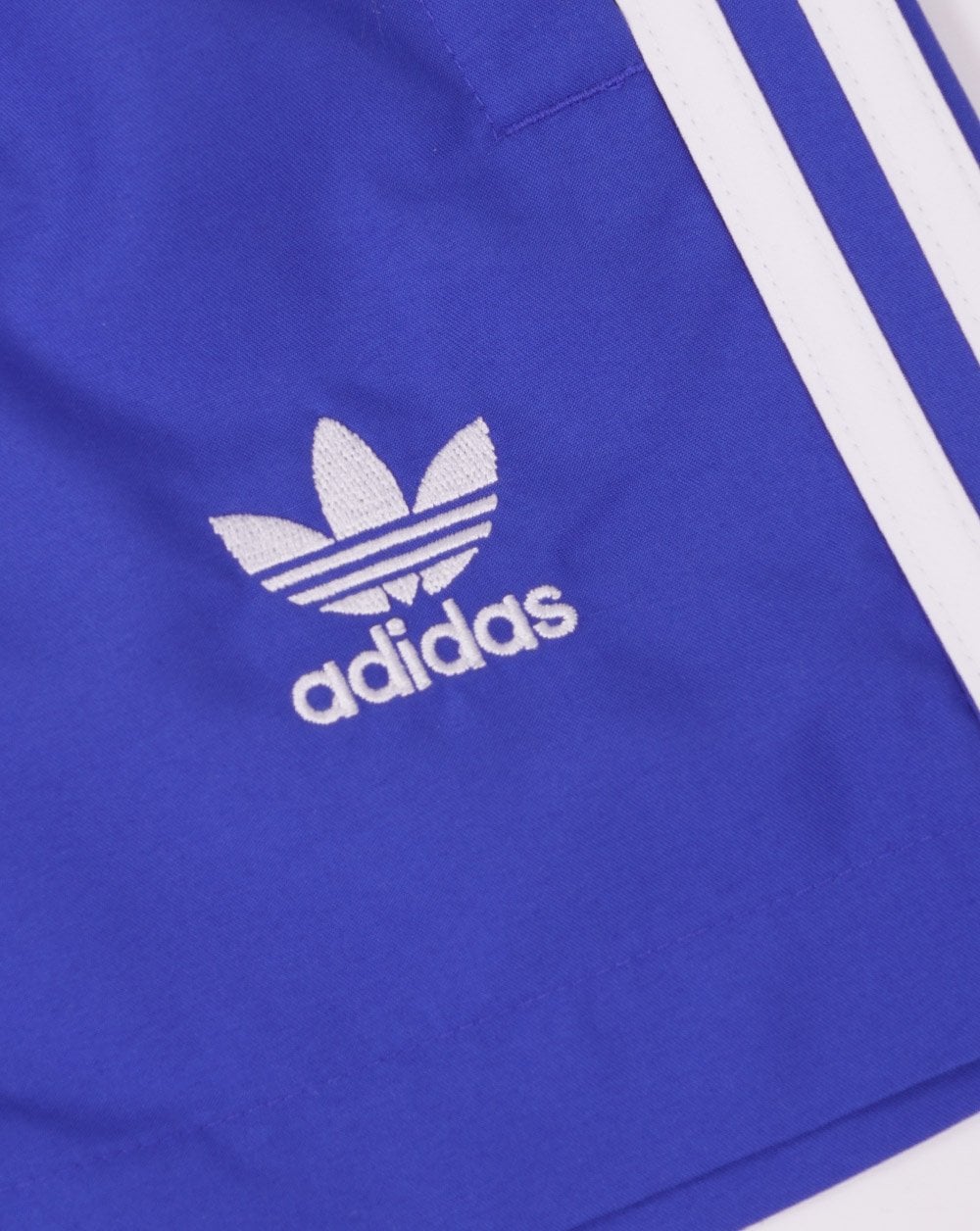 Adidas Originals 3 Stripes Swim Shorts Blue - Image 2