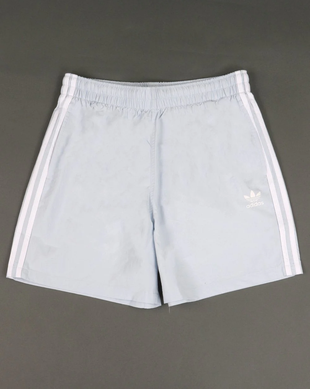 Adidas Originals 3 Stripes Swim Shorts Ice Blue