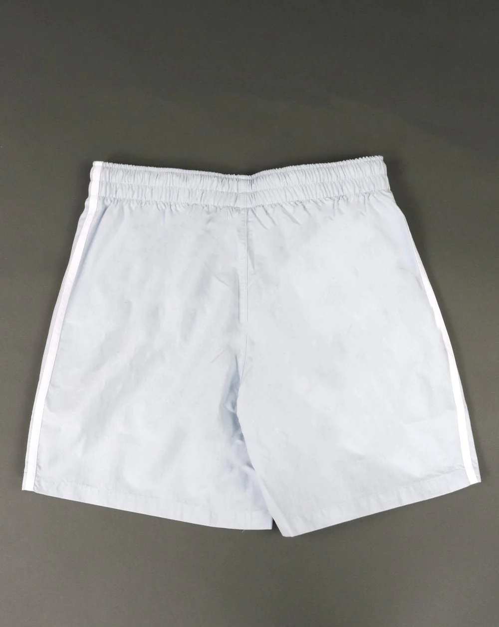 Adidas Originals 3 Stripes Swim Shorts Ice Blue - Image 3