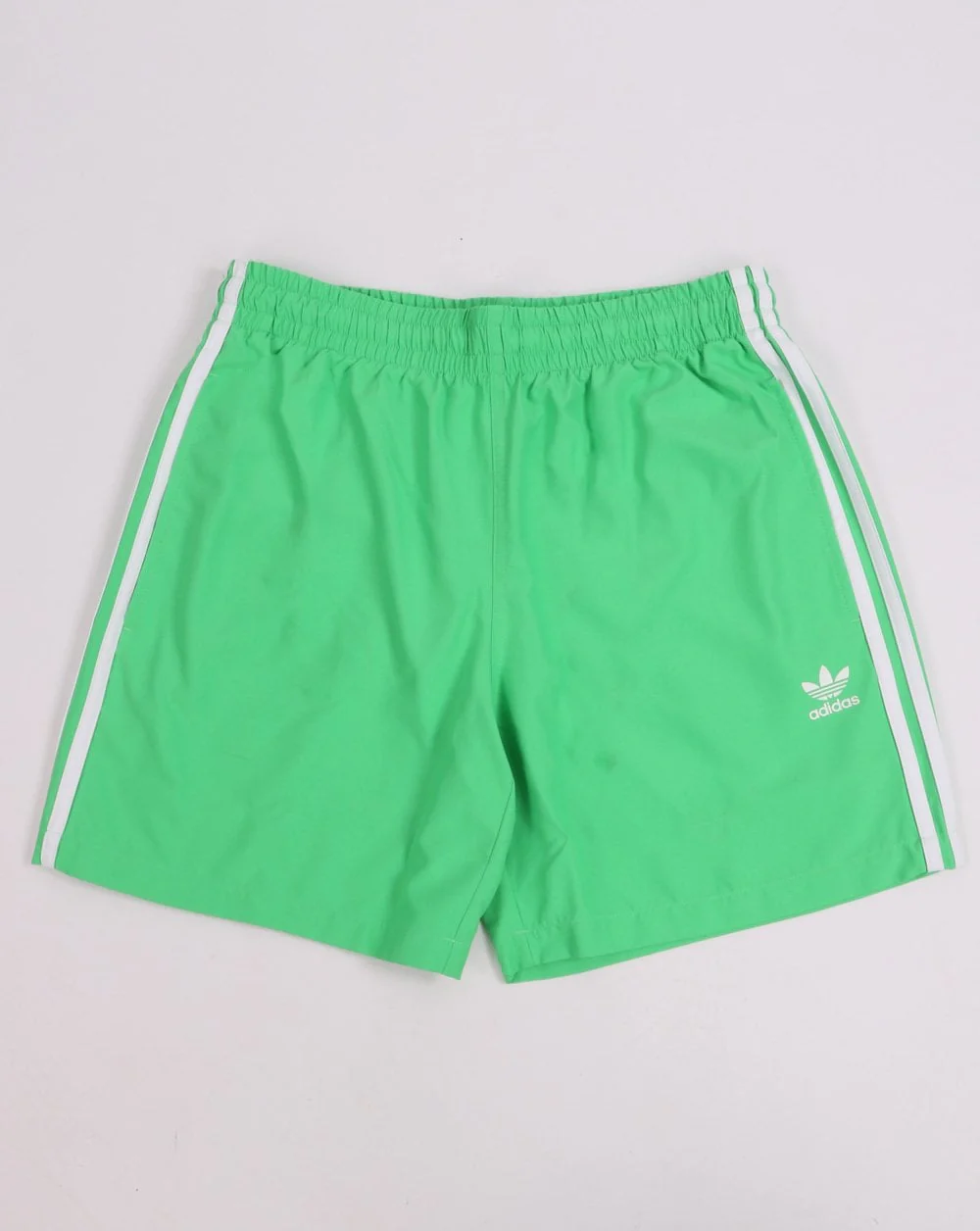 Adidas Originals 3 Stripes Swim Shorts Mint Green