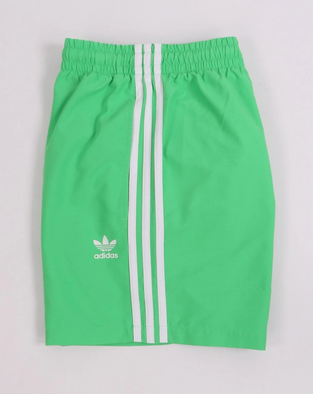 Adidas Originals 3 Stripes Swim Shorts Mint Green - Image 3