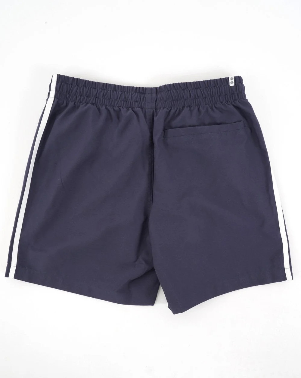 Adidas Originals 3 Stripes Swim Shorts Navy - Image 3
