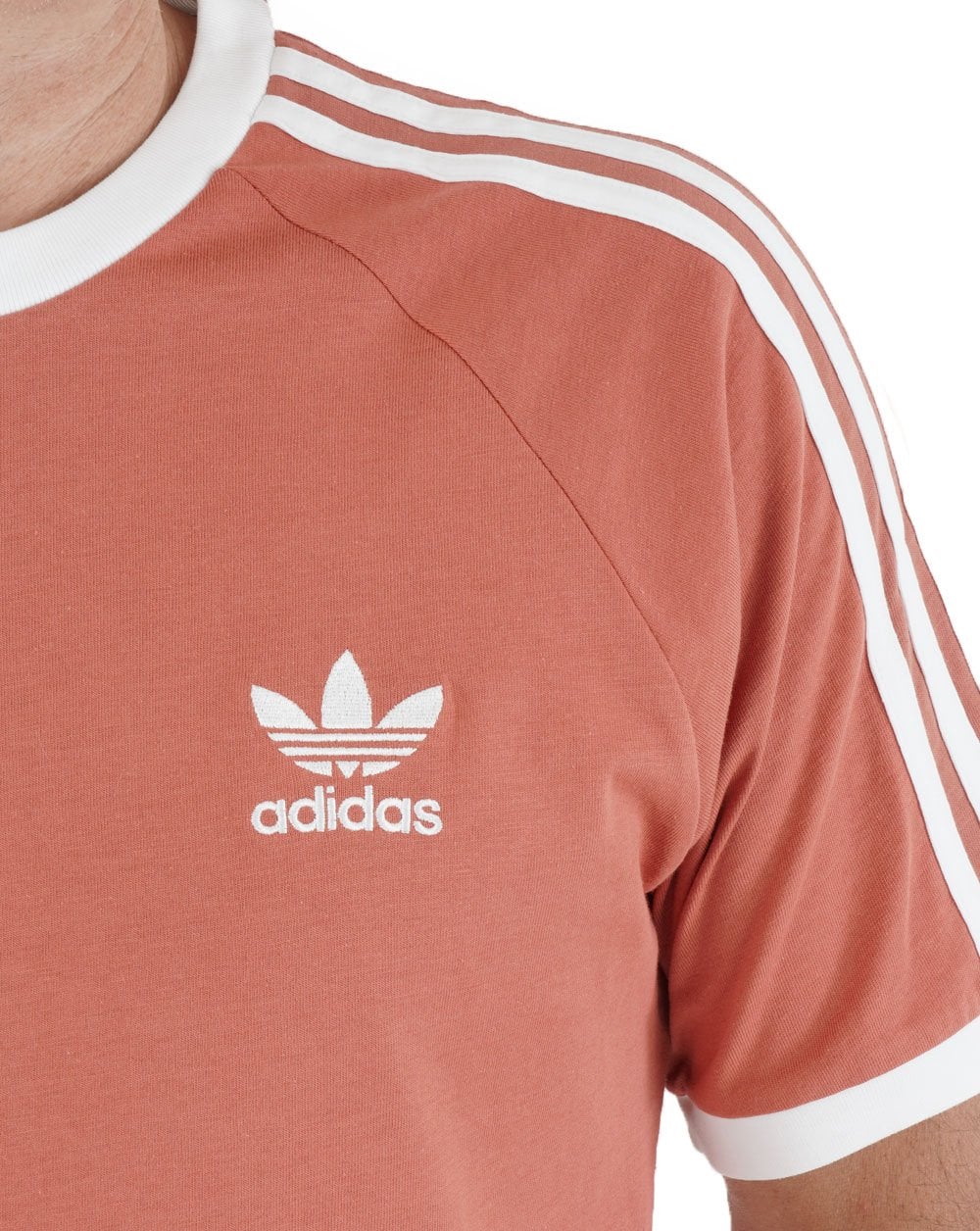 Adidas Originals 3 Stripes T Shirt Clay - Image 2