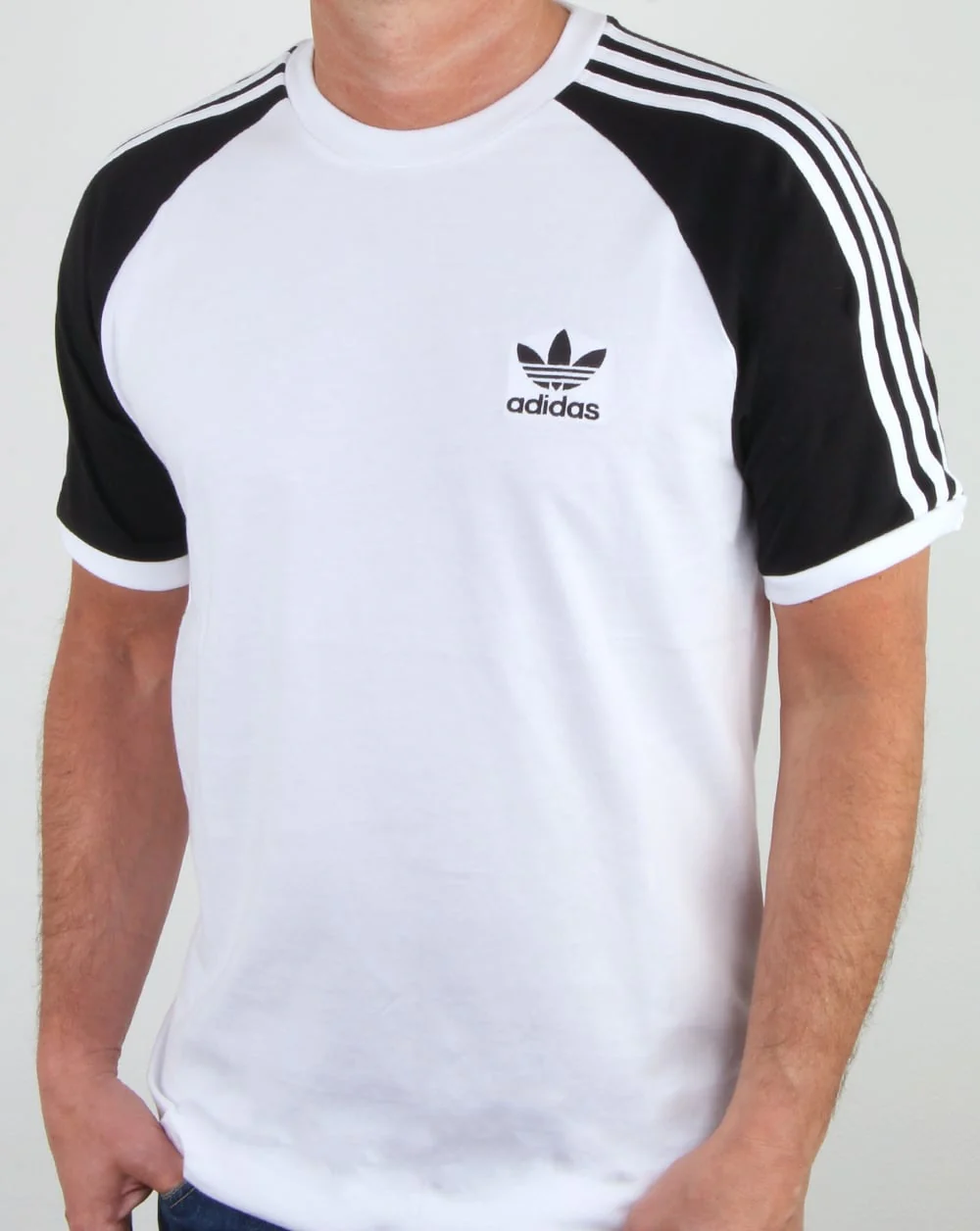 Adidas Originals 3 Stripes T Shirt White/black