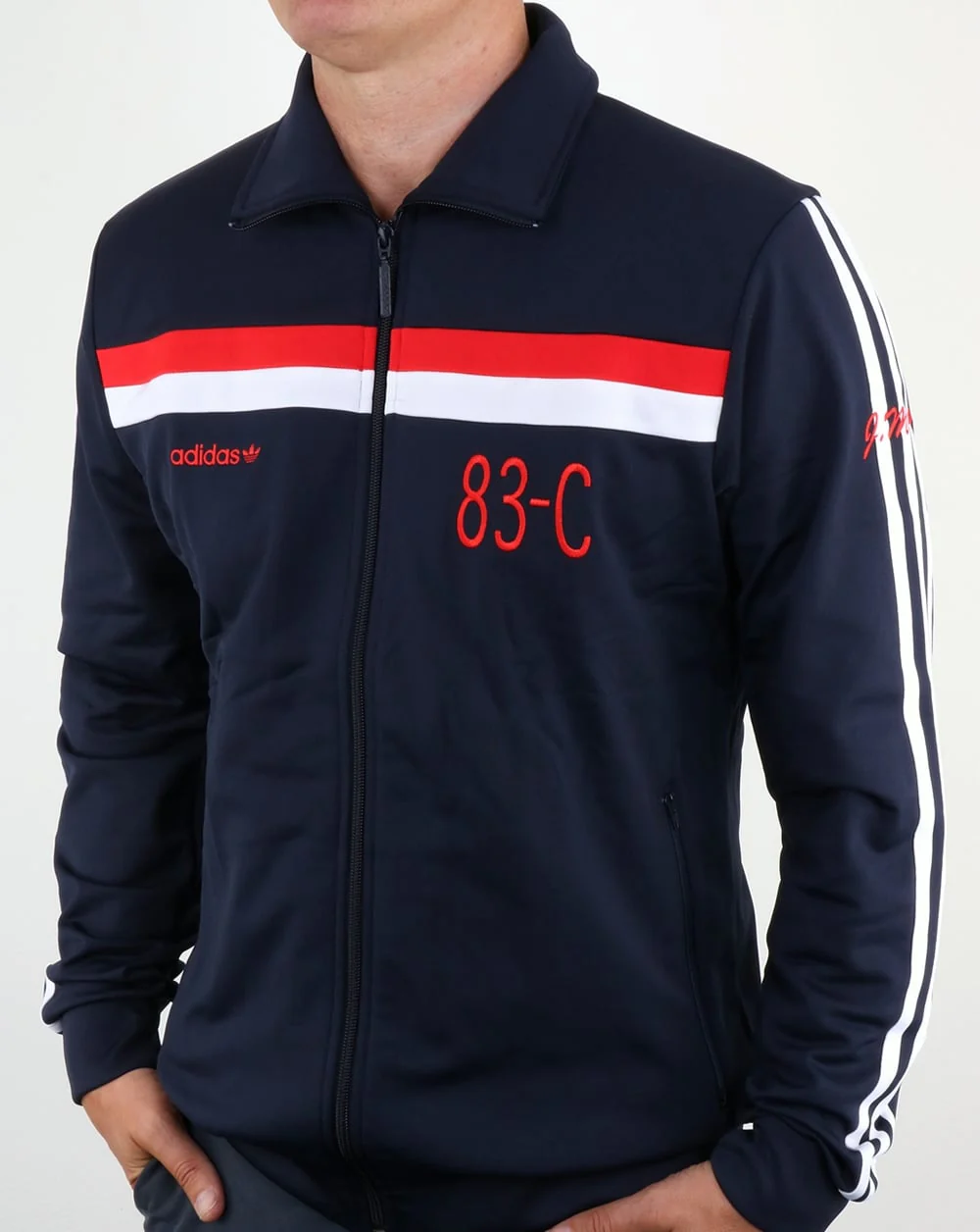 Adidas Originals 83-C Track Top Legend Ink - Image 4