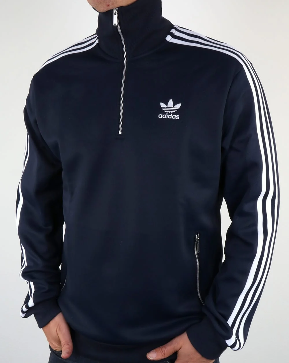 Adidas Originals 90s Half Zip Track Top Navy