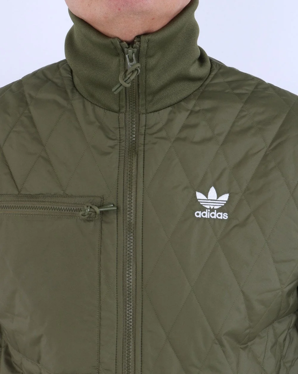 Adidas Originals Adicolor Quilted Jacket Olive - Image 2