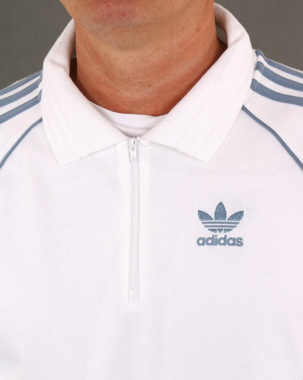 Adidas Originals Authentics Rugby Top White/dark Violet - Image 2