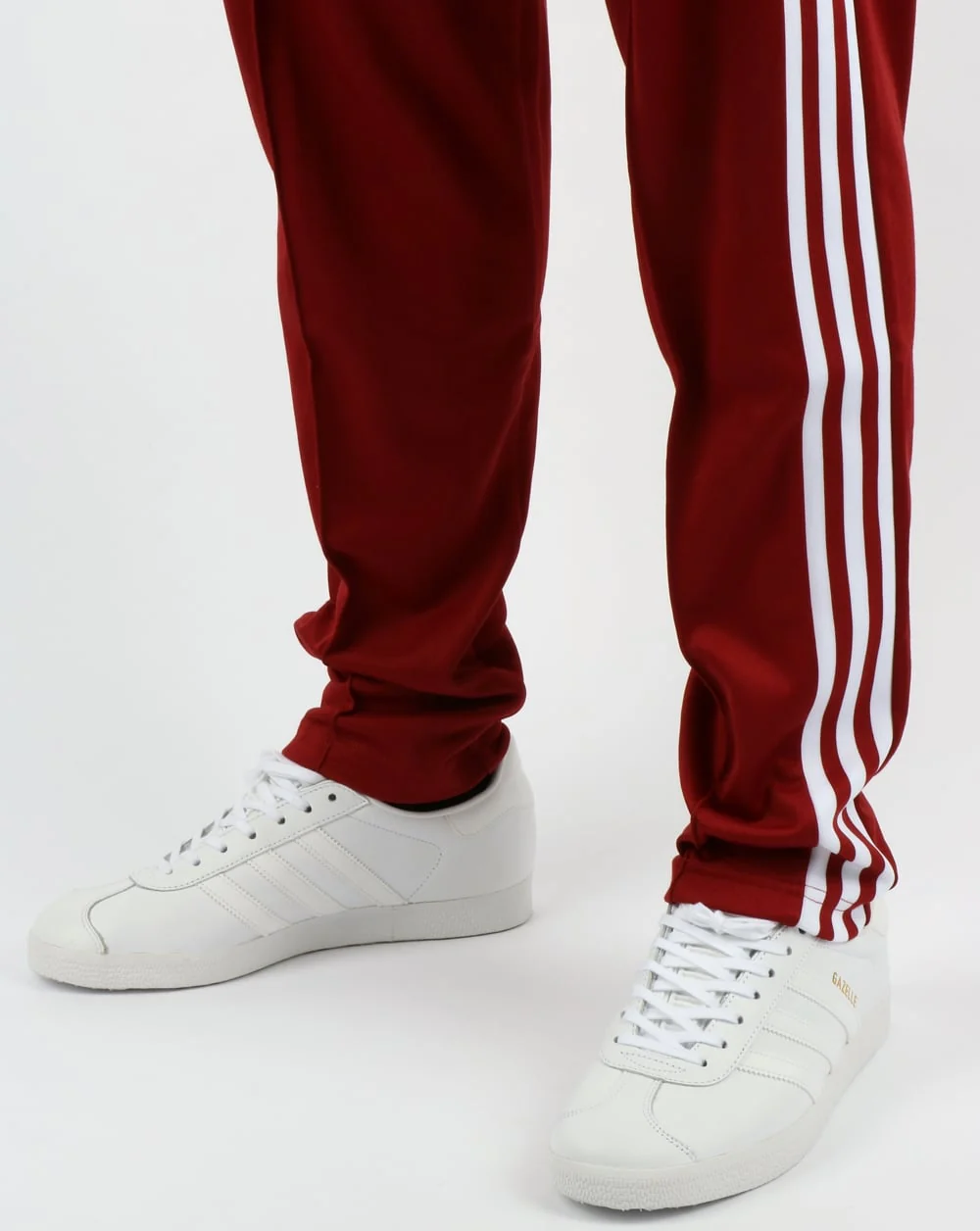 Adidas Originals Beckenbauer Track Pants Rust Red - Image 3