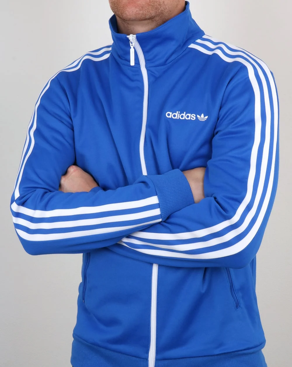 Adidas Originals Beckenbauer Track Top Blue - Image 3
