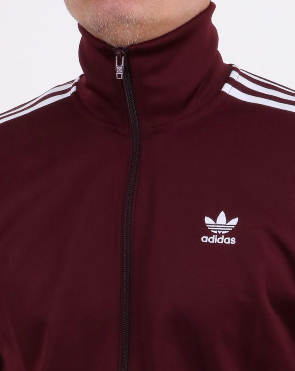 Adidas Originals Beckenbauer Track Top Deep Claret - Image 2