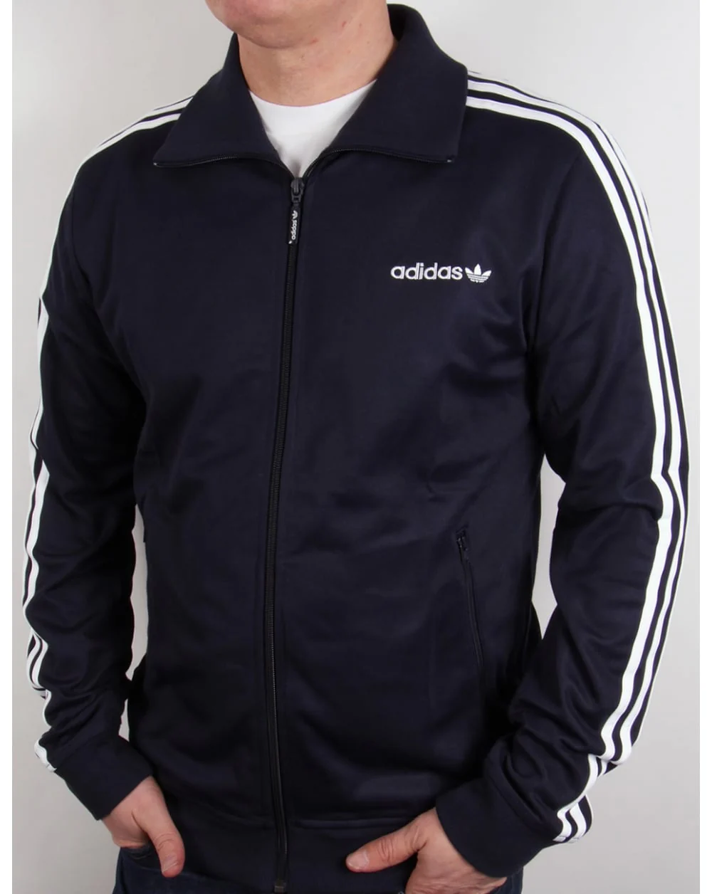 Adidas Originals Beckenbauer Track Top Navy Blue/white - Image 2