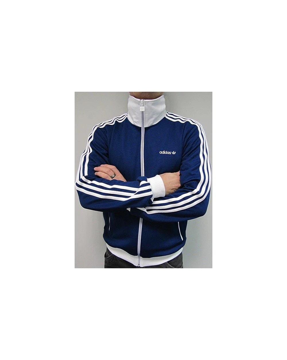 Adidas Originals Beckenbauer Track Top Navy/White - Image 2