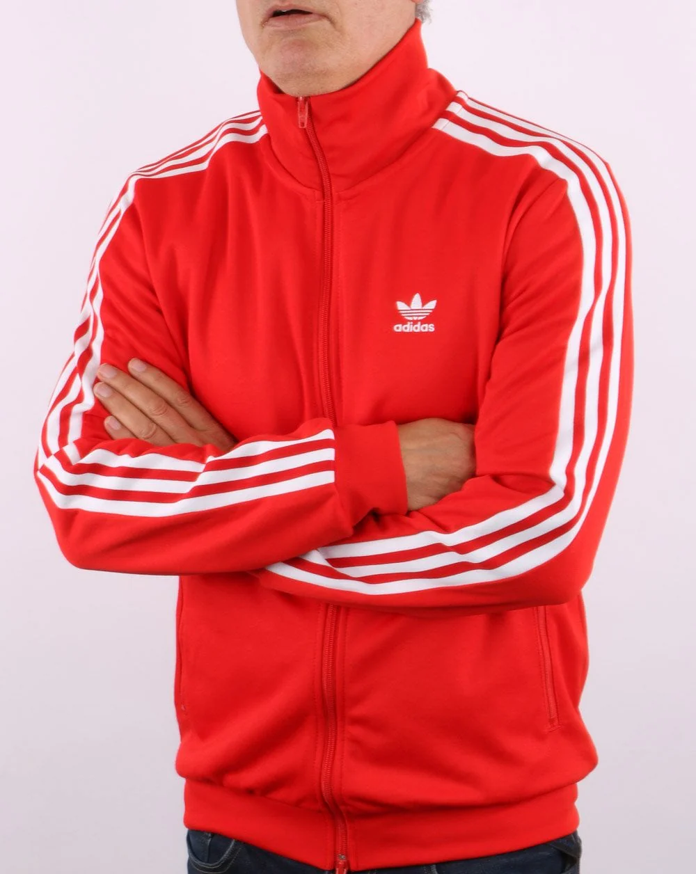 Adidas Originals Beckenbauer Track Top Red - Image 3