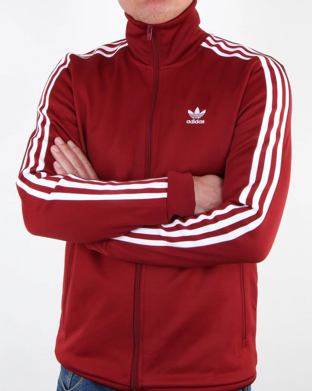Adidas Originals Beckenbauer Track Top Rust Red - Image 2