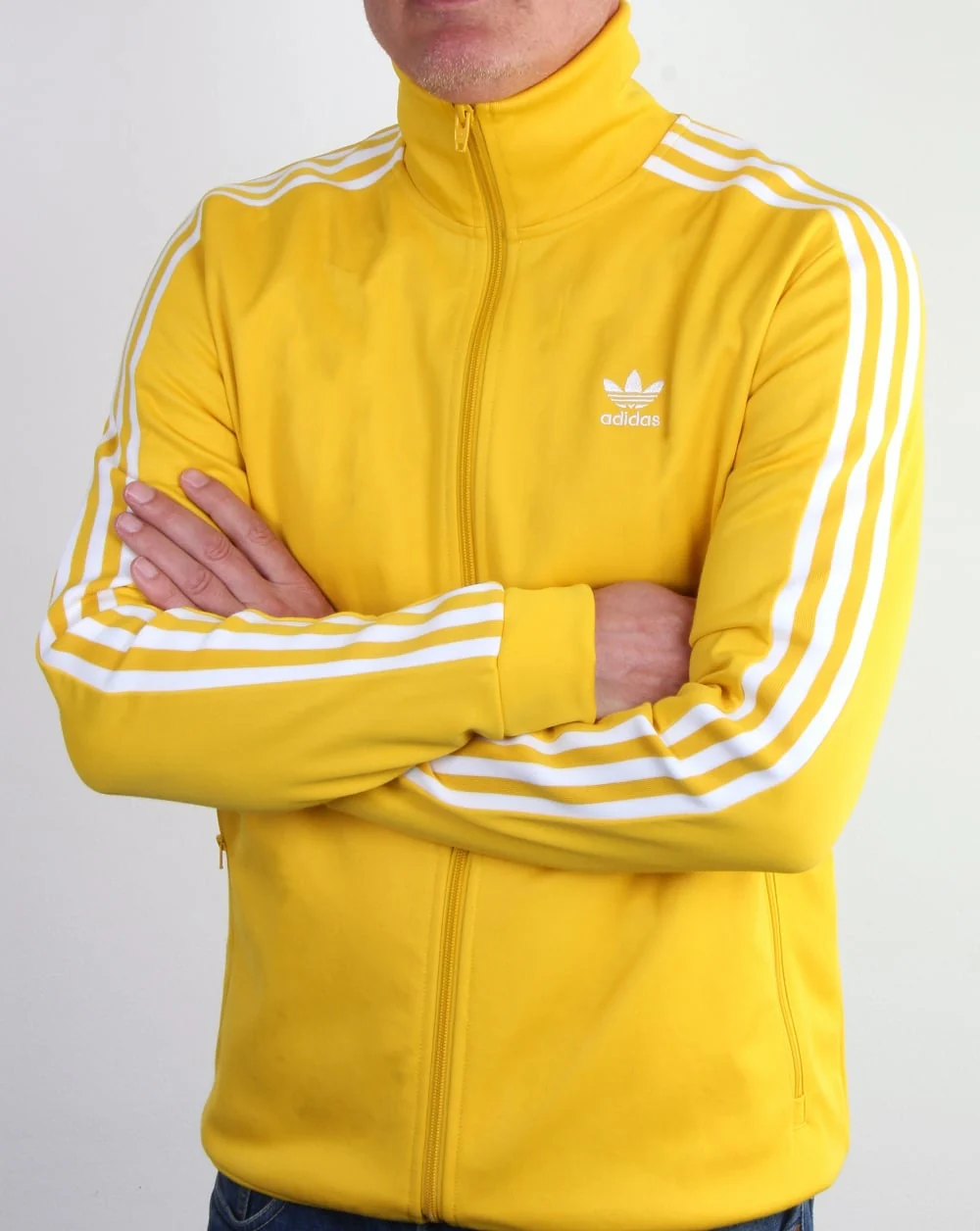 Adidas Originals Beckenbauer Track Top Tribe Yellow - Image 3