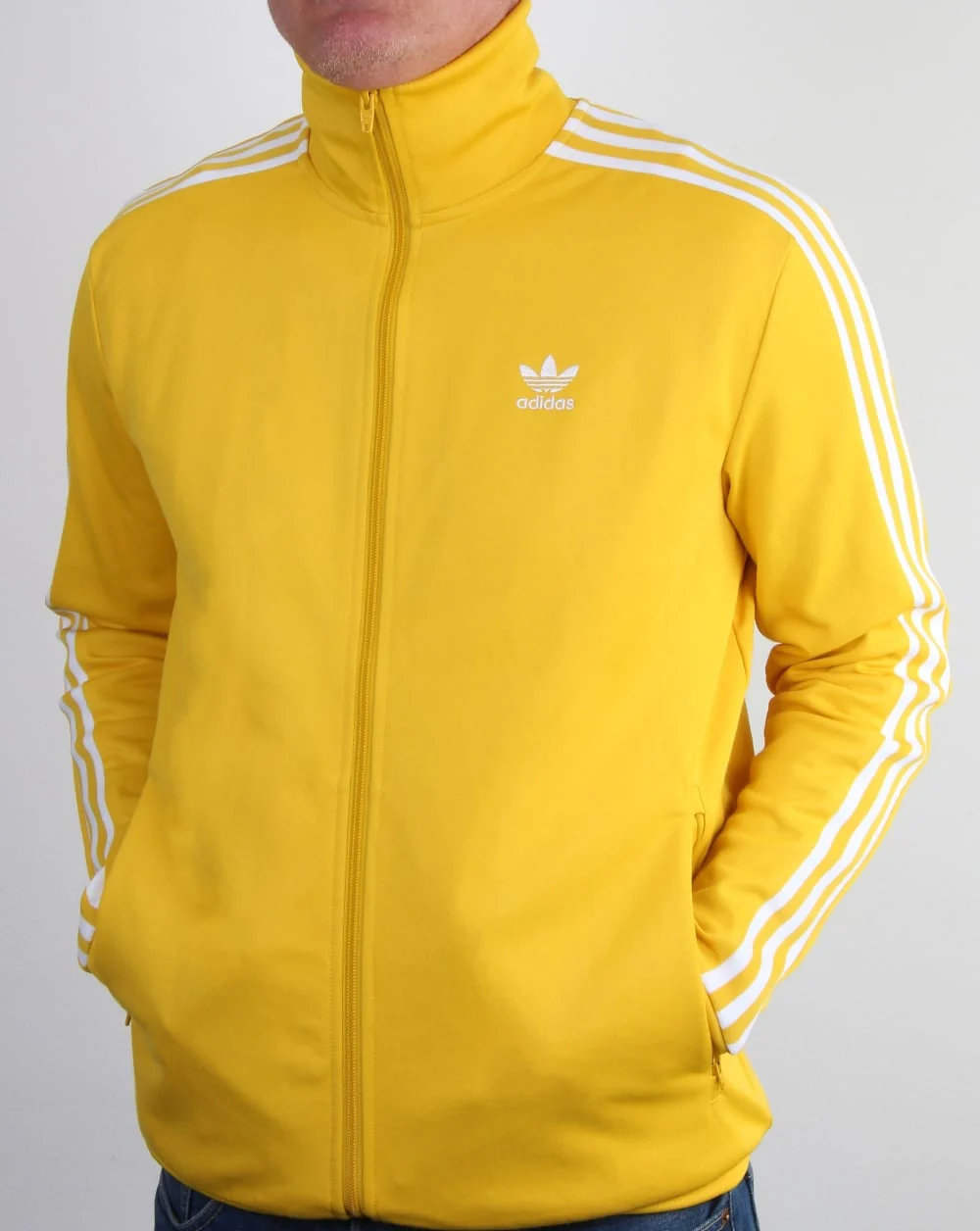 Adidas Originals Beckenbauer Track Top Tribe Yellow - Image 4