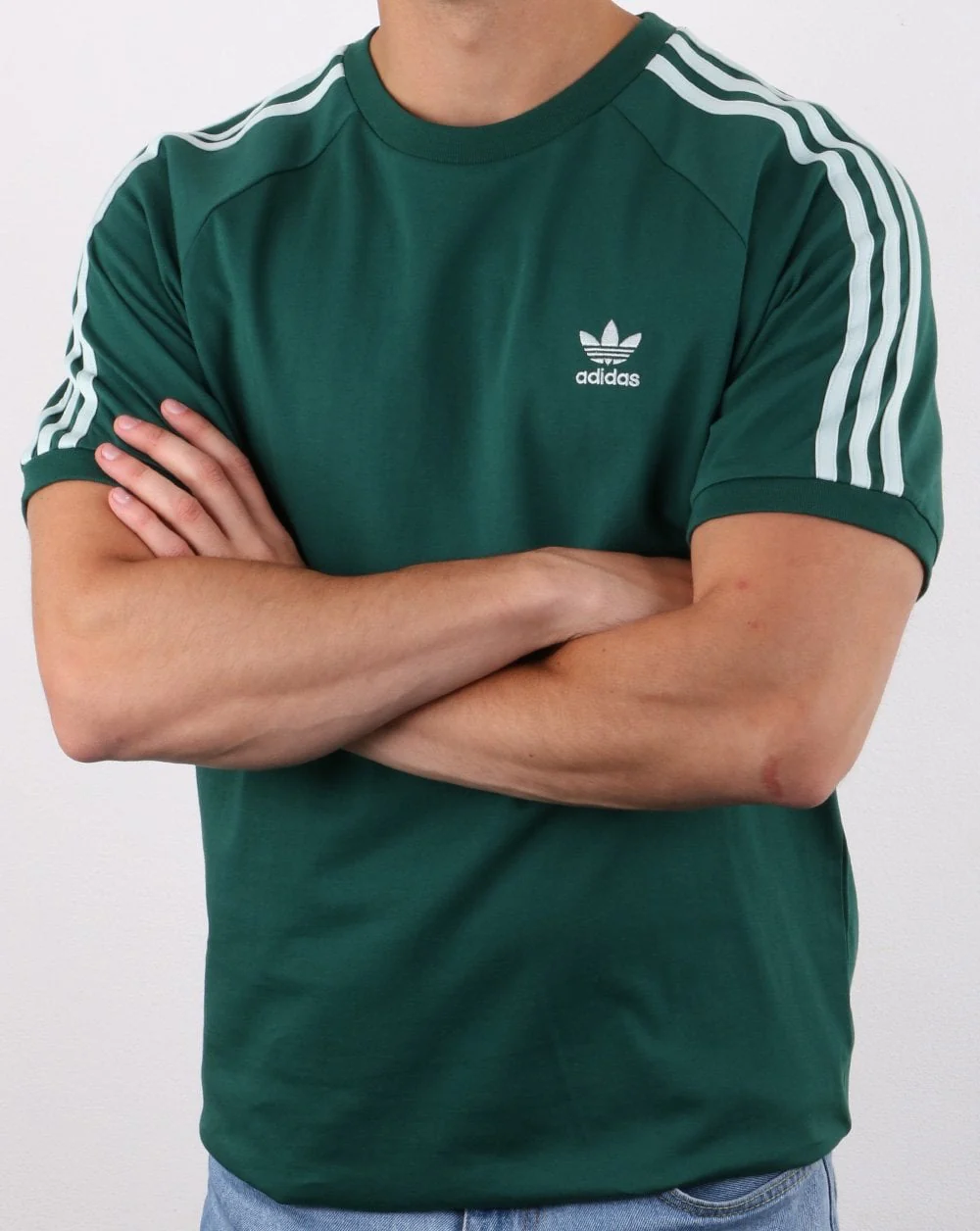 Adidas Originals BLC 3-S T Shirt Collegiate Green - Image 3