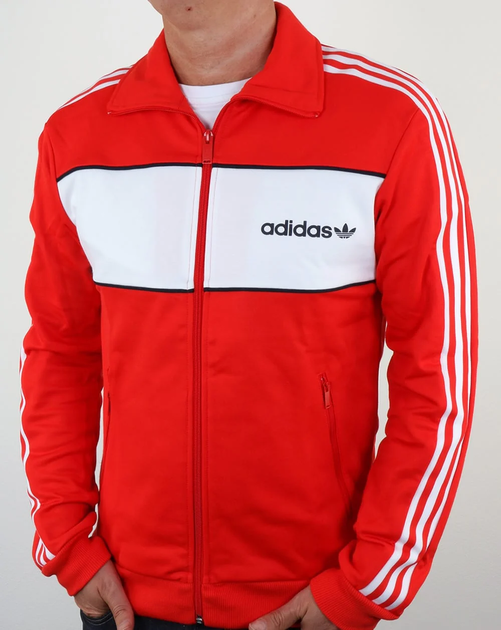 Adidas Originals Block Track Top Core Red - Image 2