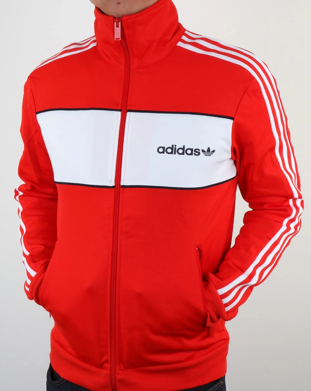 Adidas Originals Block Track Top Core Red - Image 4