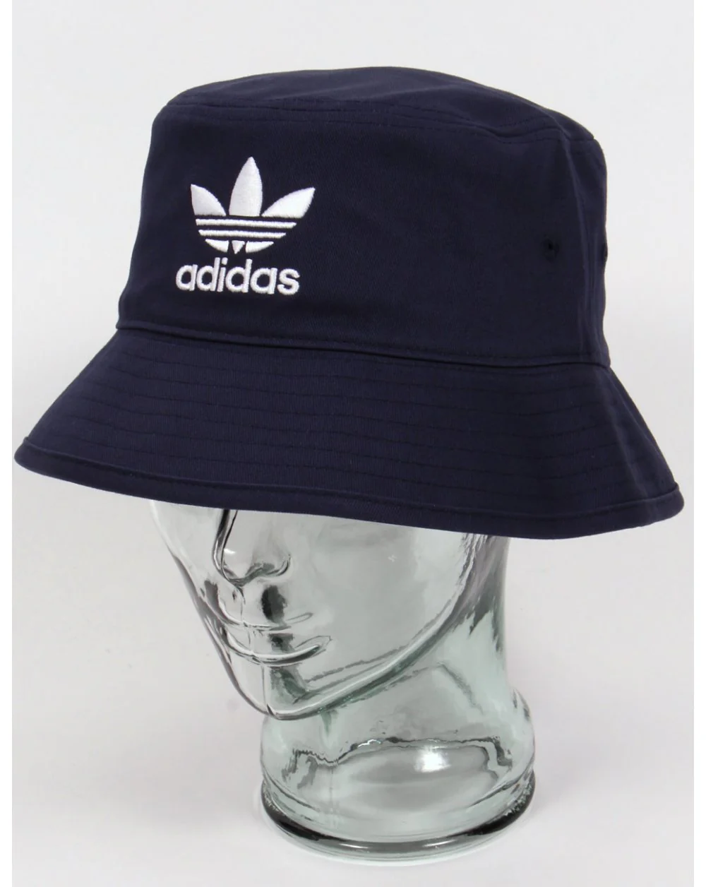 Adidas Originals Bucket Hat With Trefoil Navy