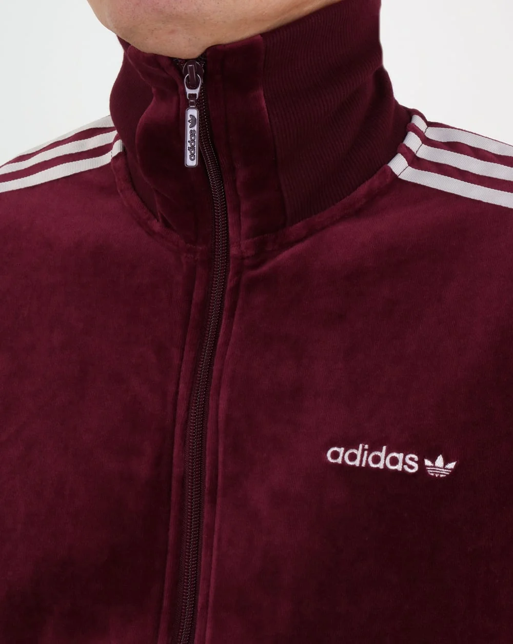 Adidas Originals CLR84 Track Top Maroon - Image 2