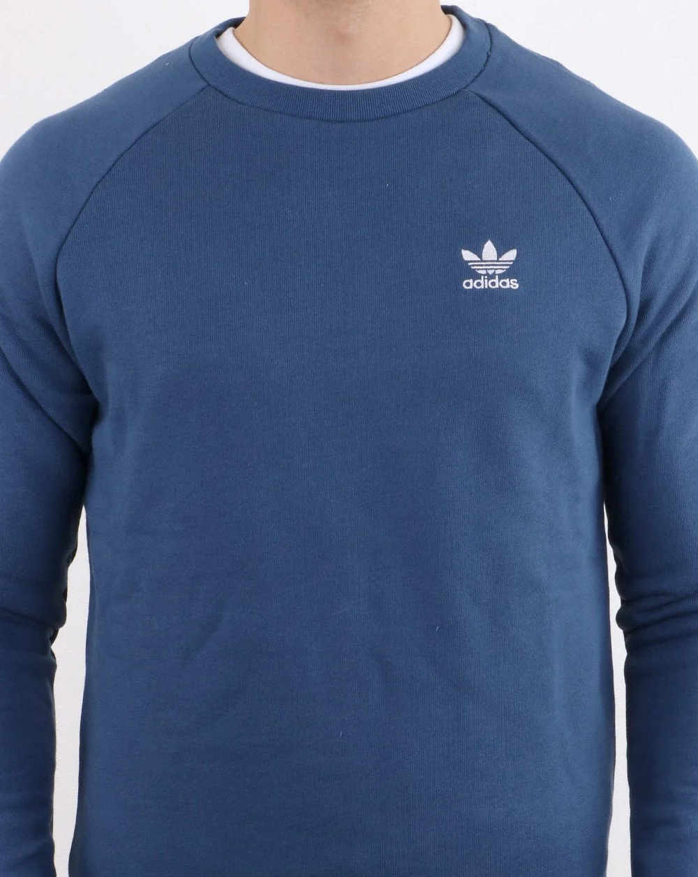 Adidas Originals Crew Sweat Blue - Image 2