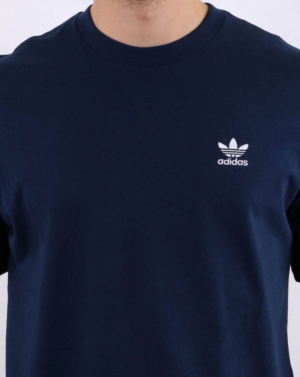 Adidas Originals Ess T Shirt Navy - Image 4