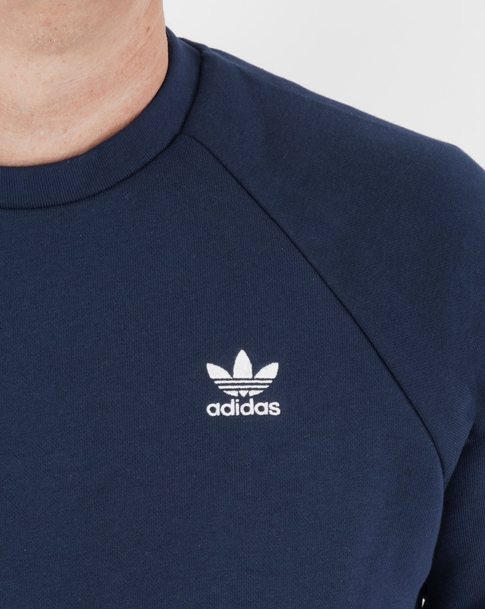 Adidas Originals Essential Crew Sweat Navy - Image 2
