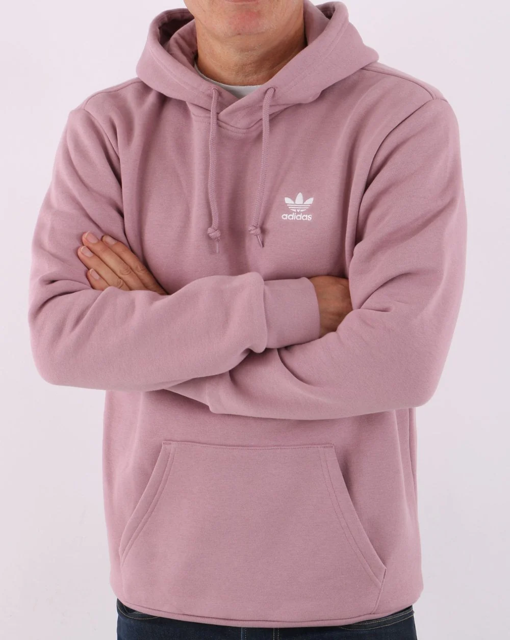Adidas Originals Essential Hoody Mauve - Image 3