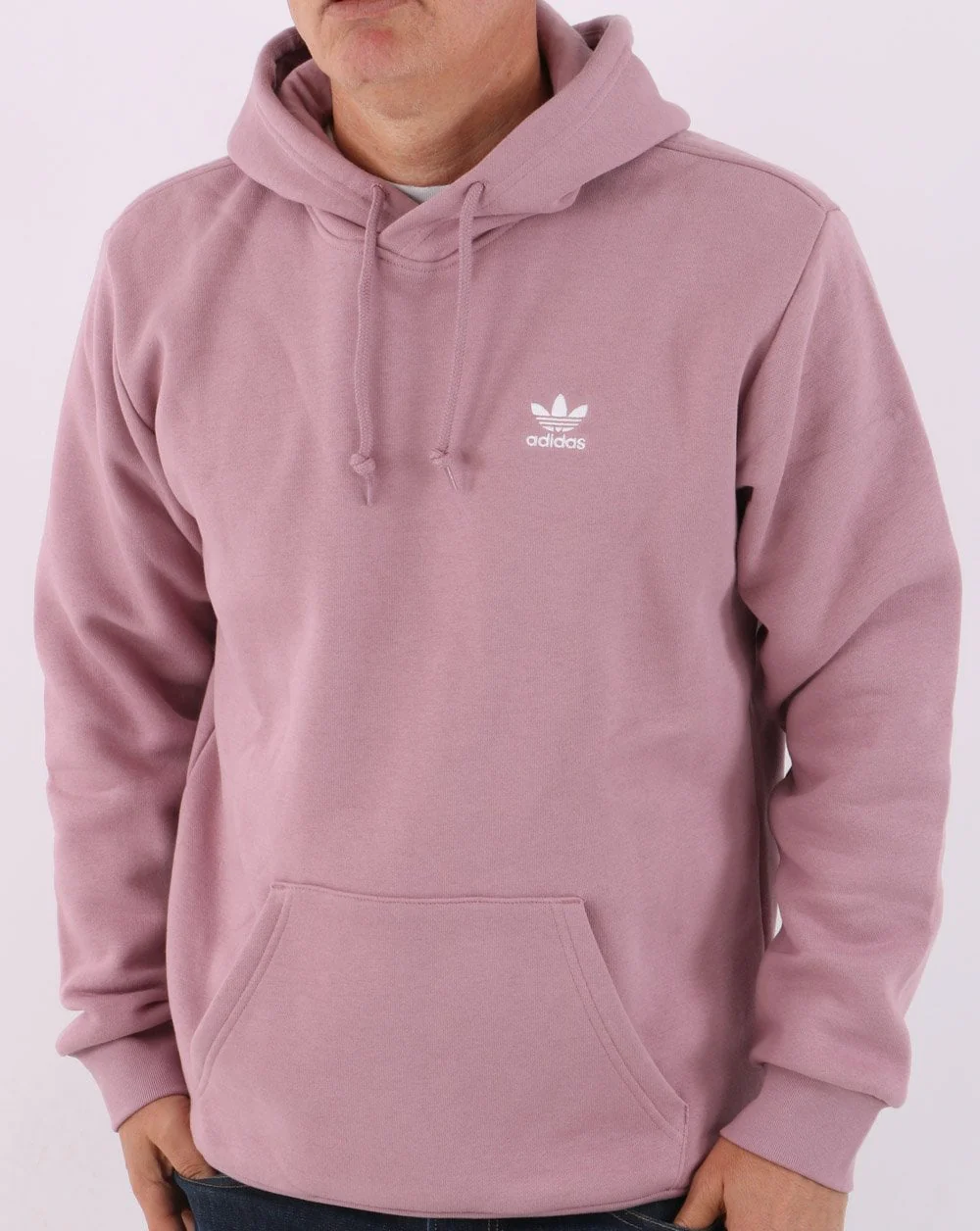 Adidas Originals Essential Hoody Mauve - Image 4