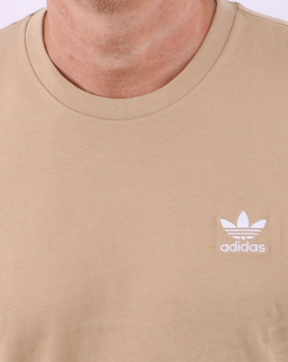 Adidas Originals Essential T Shirt Beige Tone - Image 2