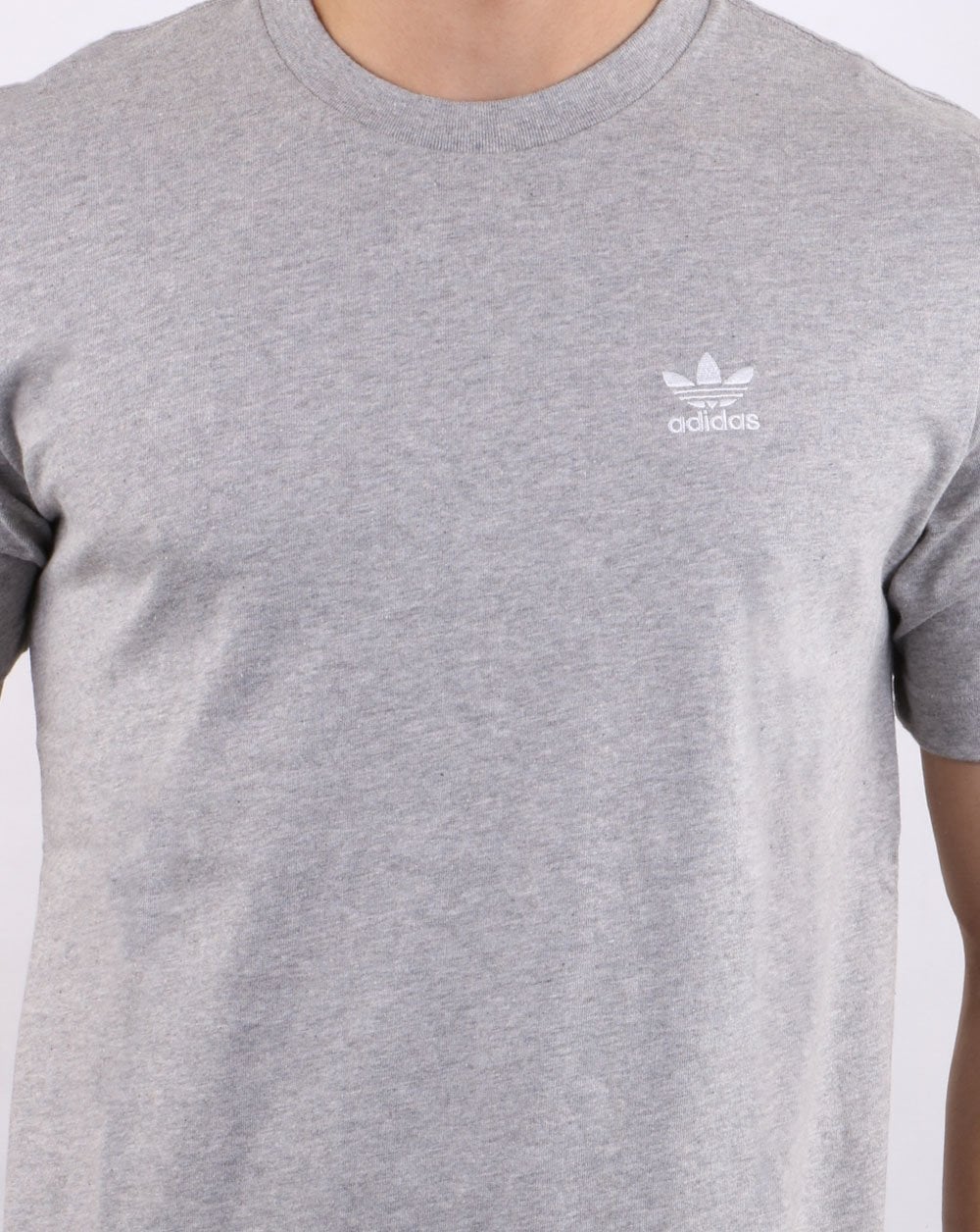 Adidas Originals Essential T Shirt Grey - Image 3