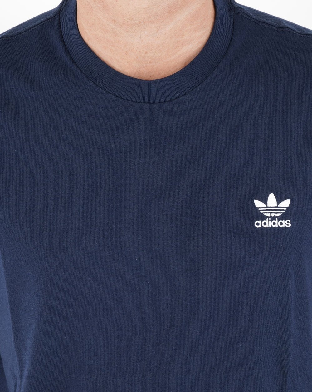 Adidas Originals Essential T Shirt Navy - Image 2