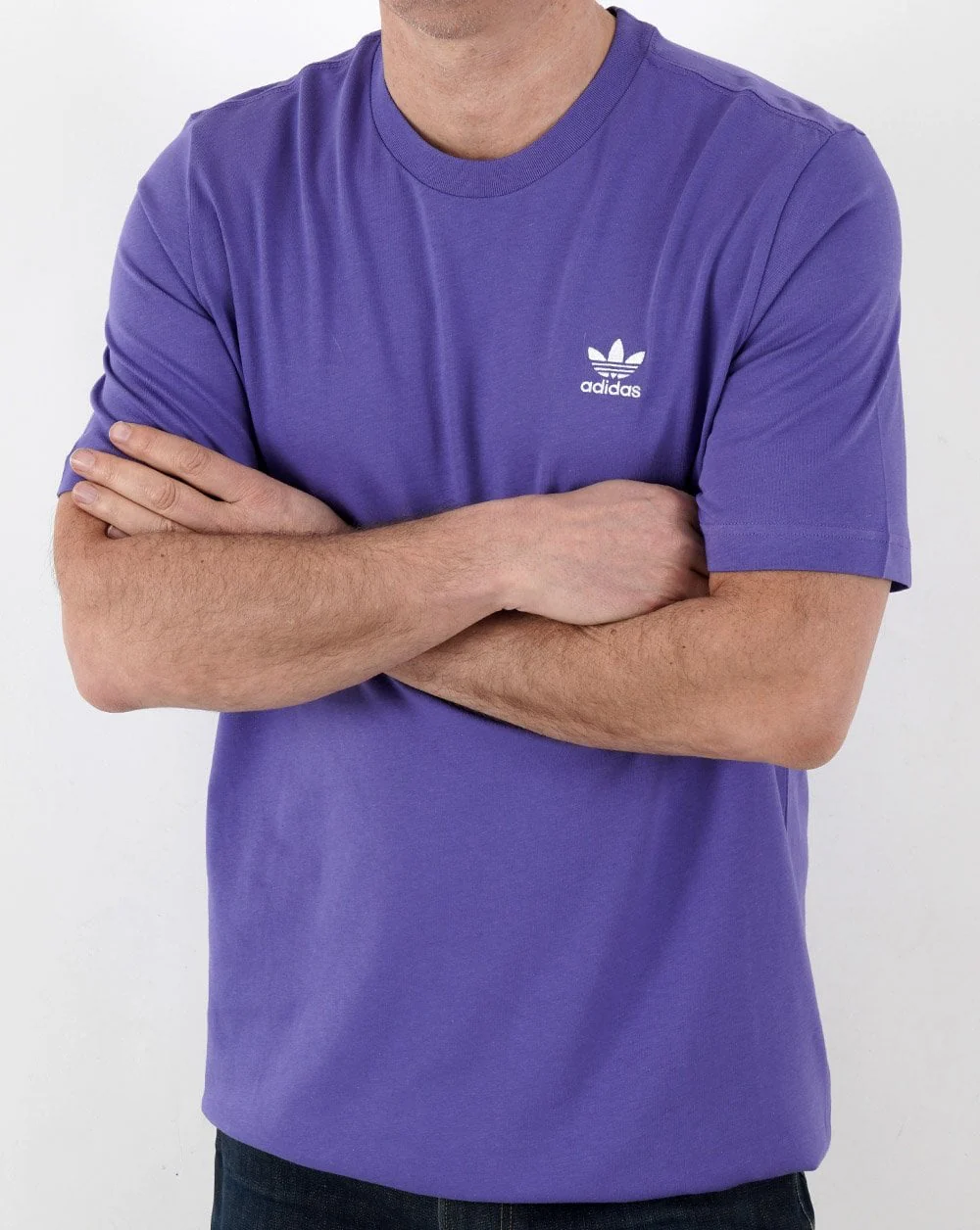 Adidas Originals Essential T Shirt Purple - Image 2