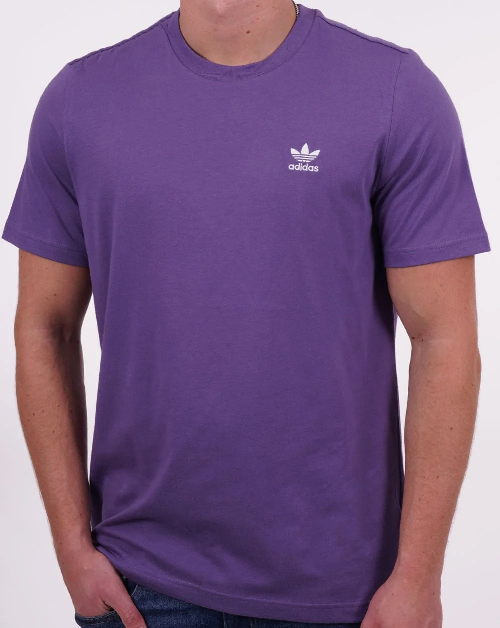 Adidas Originals Essential T Shirt Tech Purple