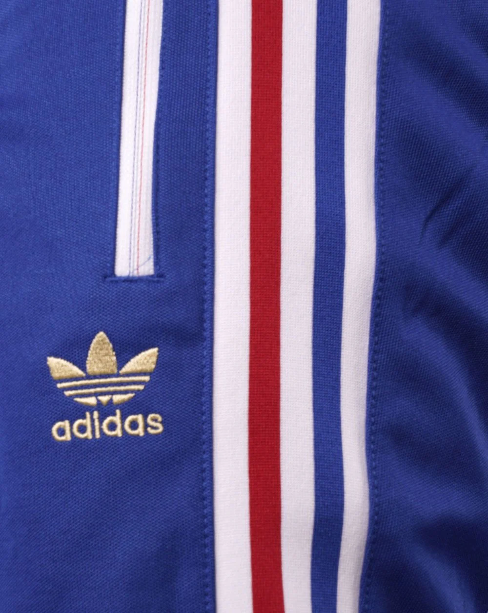 Adidas Originals F Beckenbauer Track Pants Royal Red White - Image 3