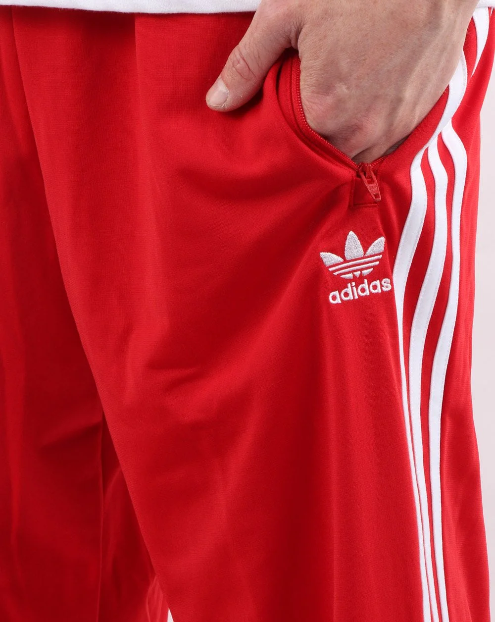 Adidas Originals Firebird Track Pants Scarlet Red - Image 2