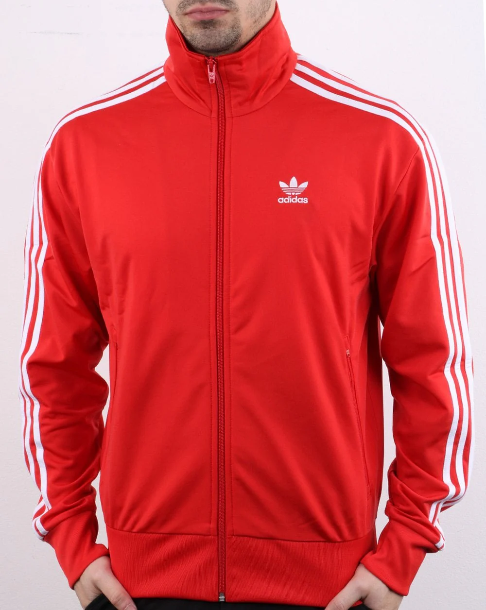 Adidas Originals Firebird Track Top Fresh Red
