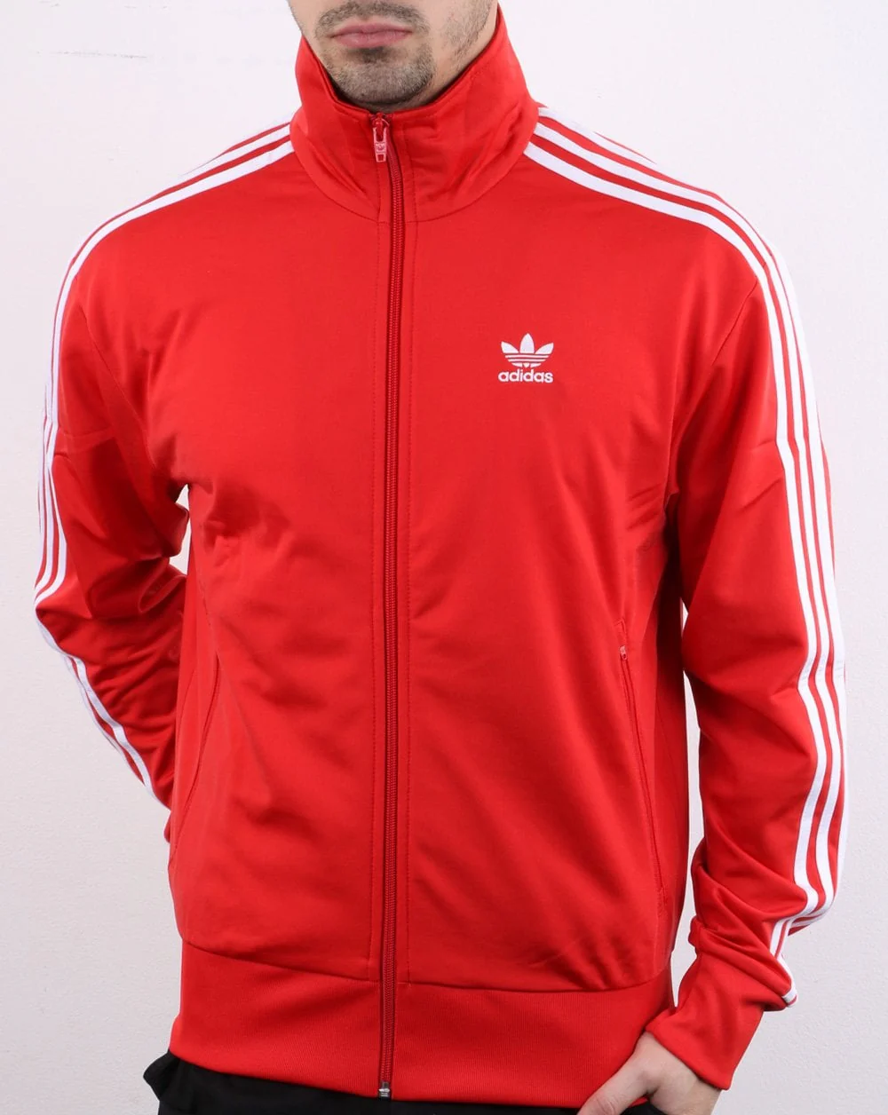 Adidas Originals Firebird Track Top Fresh Red - Image 2