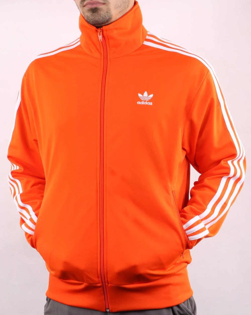 Adidas Originals Firebird Track Top Orange - Image 3