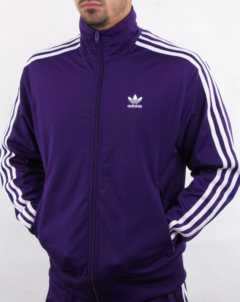 Adidas Originals Firebird Track Top Purple - Image 4