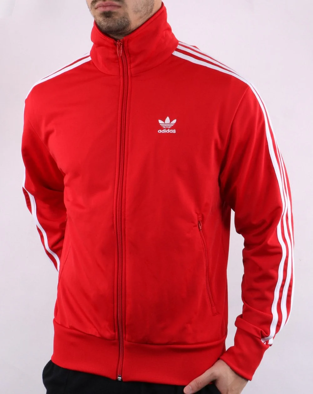 Adidas Originals Firebird Track Top Scarlet Red - Image 2